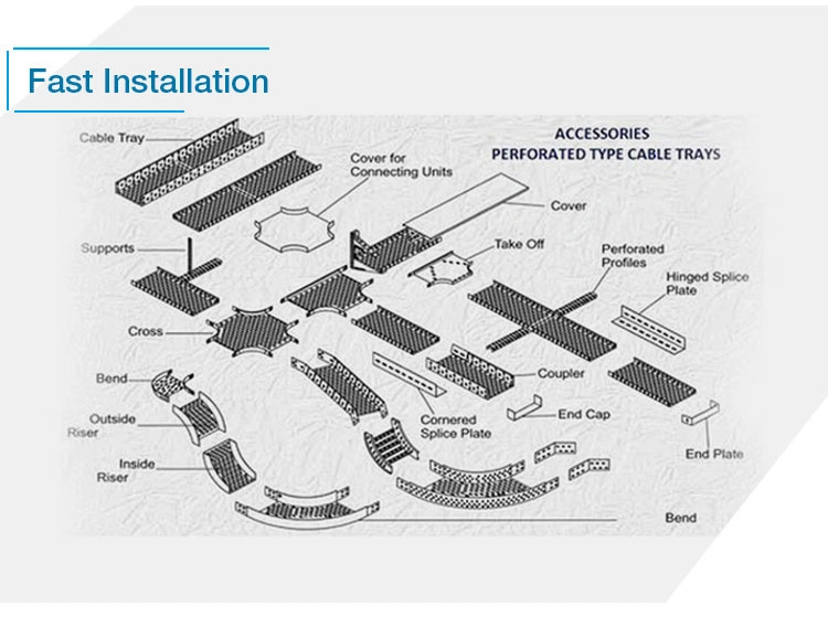 Channel Type Long Span Cable Tray