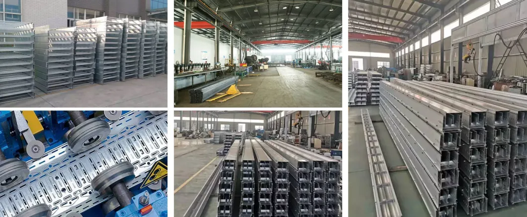 Custom Flexible Aluminum Stainless Steel Galvanized Steel Cable Tray with Different Size