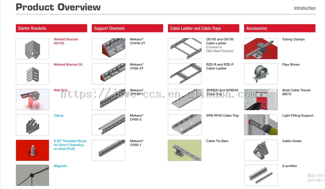 Hotsale in Made-in-China Outdoor Flexible Rubber & PVC Coated 3 Channel Cable Tray