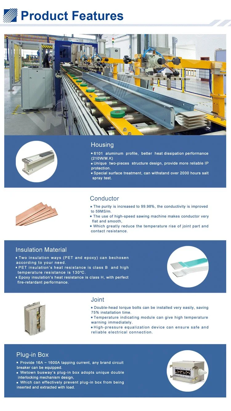 PRO-D Low Voltage Electrical Busway Bus Duct 50Hz/60Hz